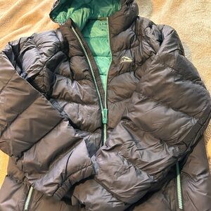 L.L. Bean 650 Teal and Black Jacket